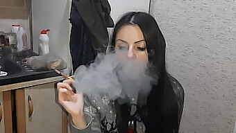 My Girlfriend Indulges In Her Smoking Habit While Observing Me Engage In Sexual Activity With Another Woman - Lesbian Illusion Girls Featuring Girl Orgasm And Girl Cum